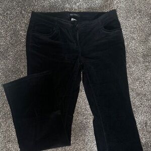 White House Black Market Black Straight-Leg Jeans